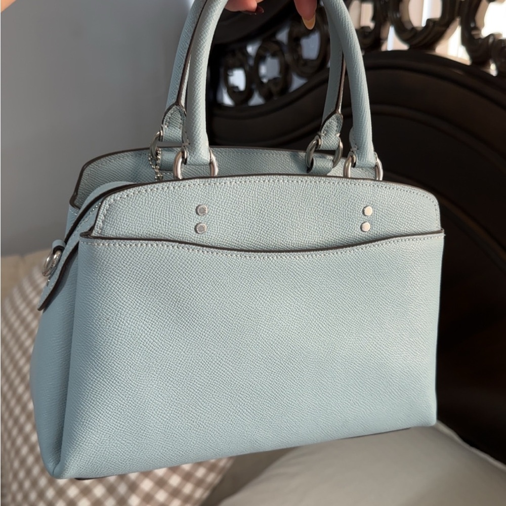 Coach Mini Lillie Carryall in Powder Blue - Picture 2 of 10